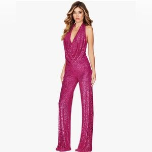 Aelidiya Sequin Jumpsuits